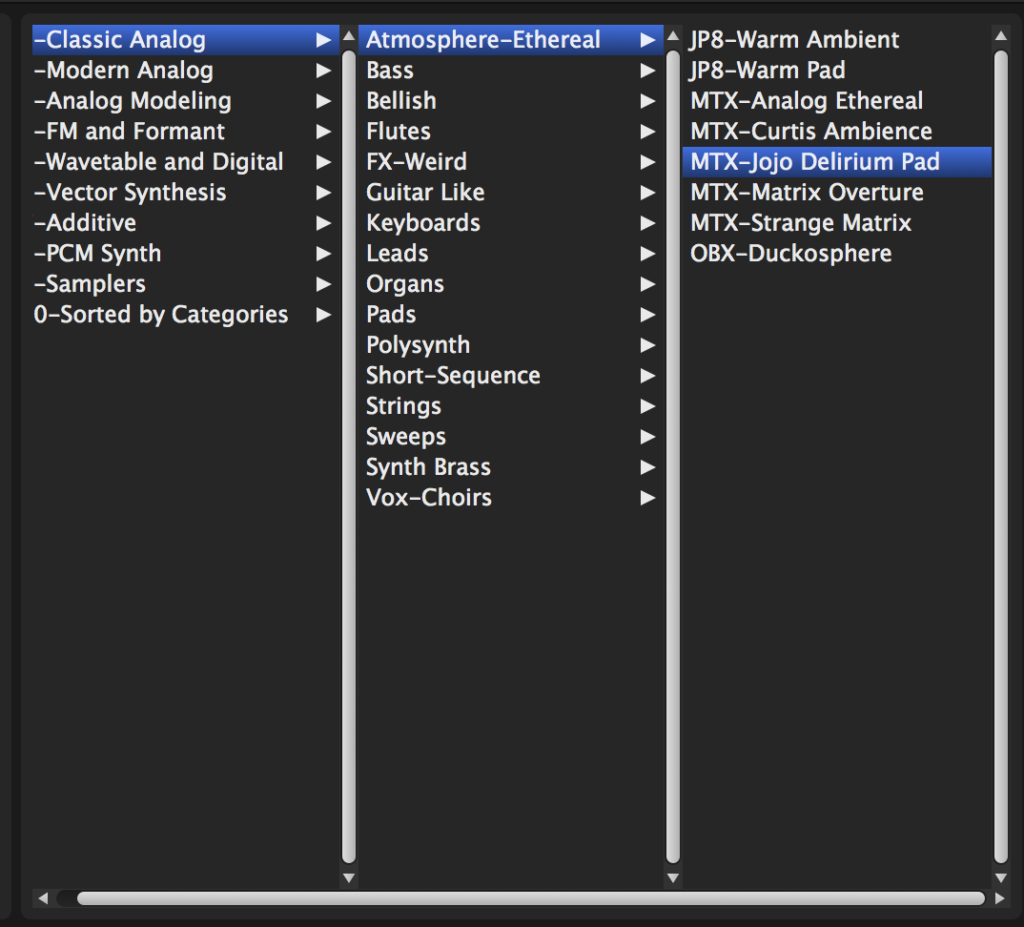 Synth Anthology 2 Presets