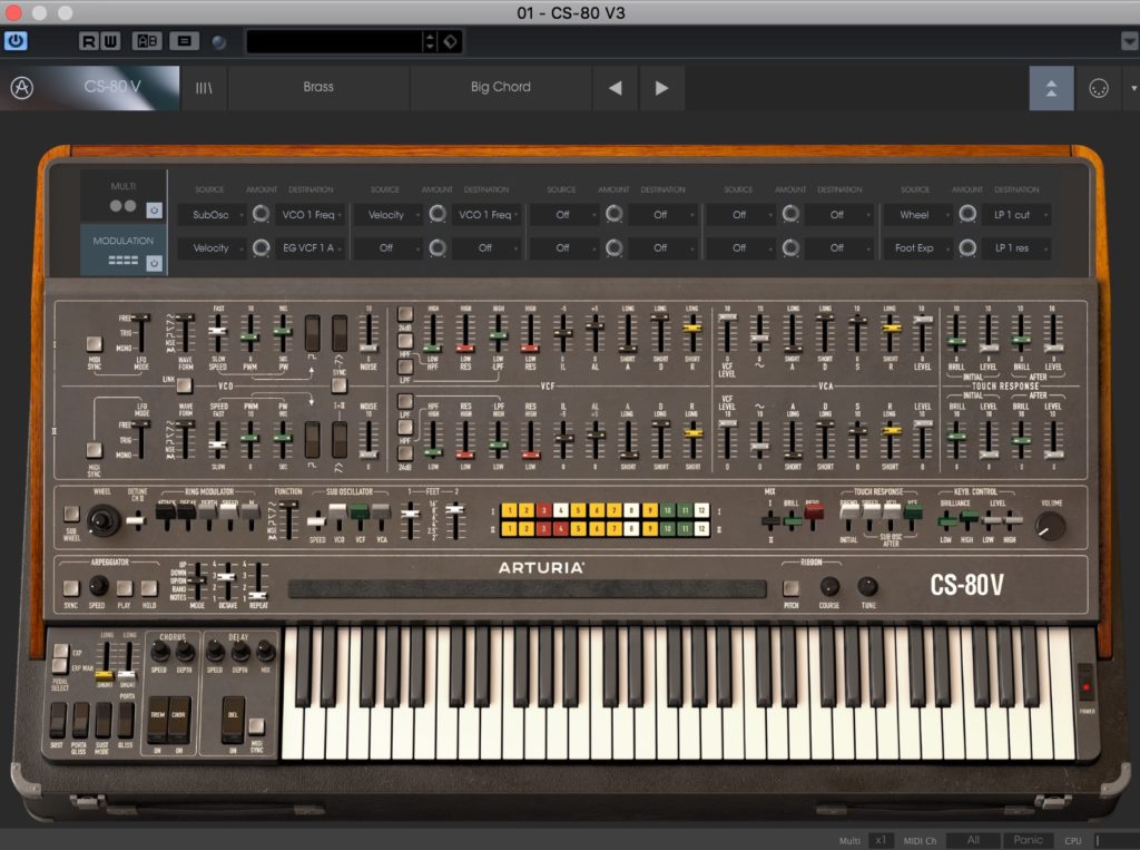 V Collection 7 Review - A Leading Collection of Celebrated Synths and Keyboards by Arturia 13 CS 80 V