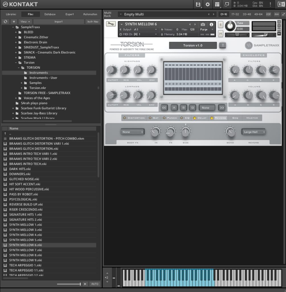 Torsion Kontakt Overview