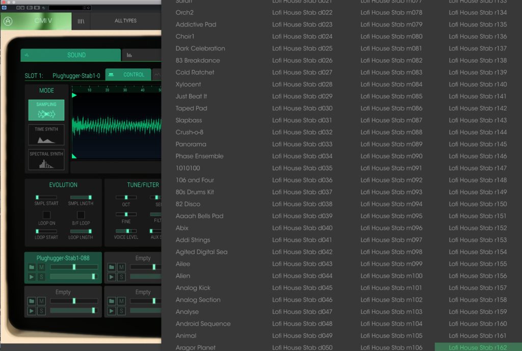 Lofi House System for Arturia CMI V Overview