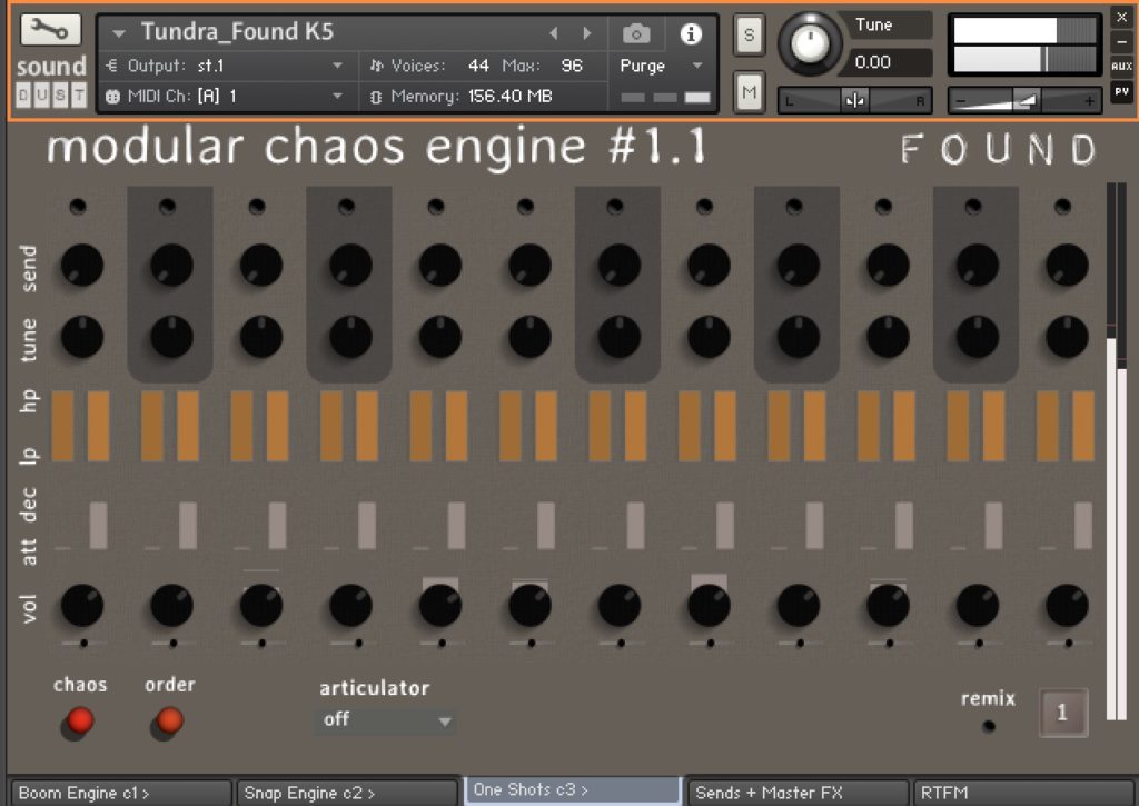 Modular Chaos Engine 1 by Sound Dust Review Vol 1 One SHots