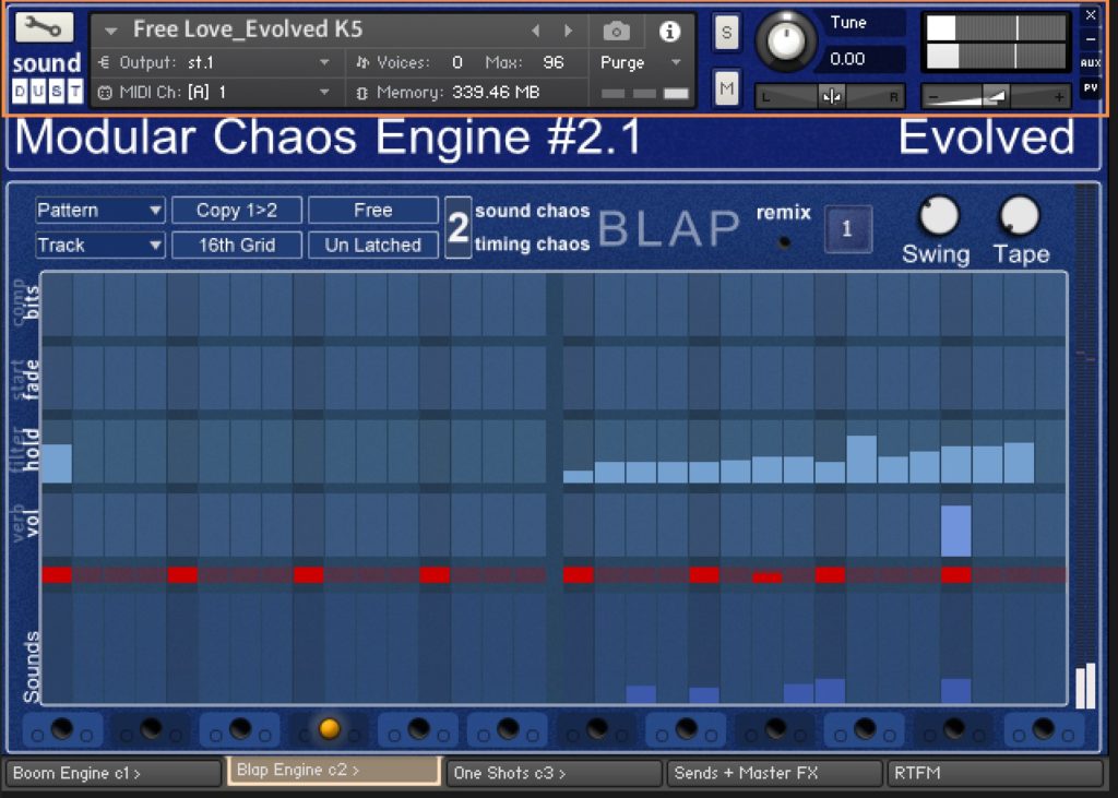 Modular Chaos Engine 2 by Sound Dust Review Vol 2 Blap Engine