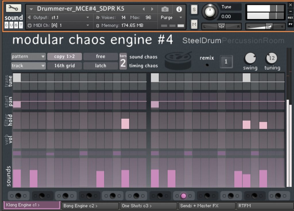 Modular Chaos Engine 4 by Sound Dust Review Vol 4 Klang Engine