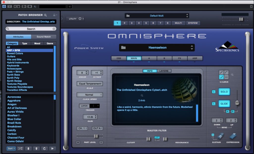 Omnisphere Cyberia by The Unfinished Review ARP