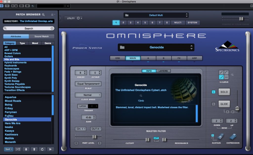 Omnisphere Cyberia by The Unfinished Review Hits and Bits