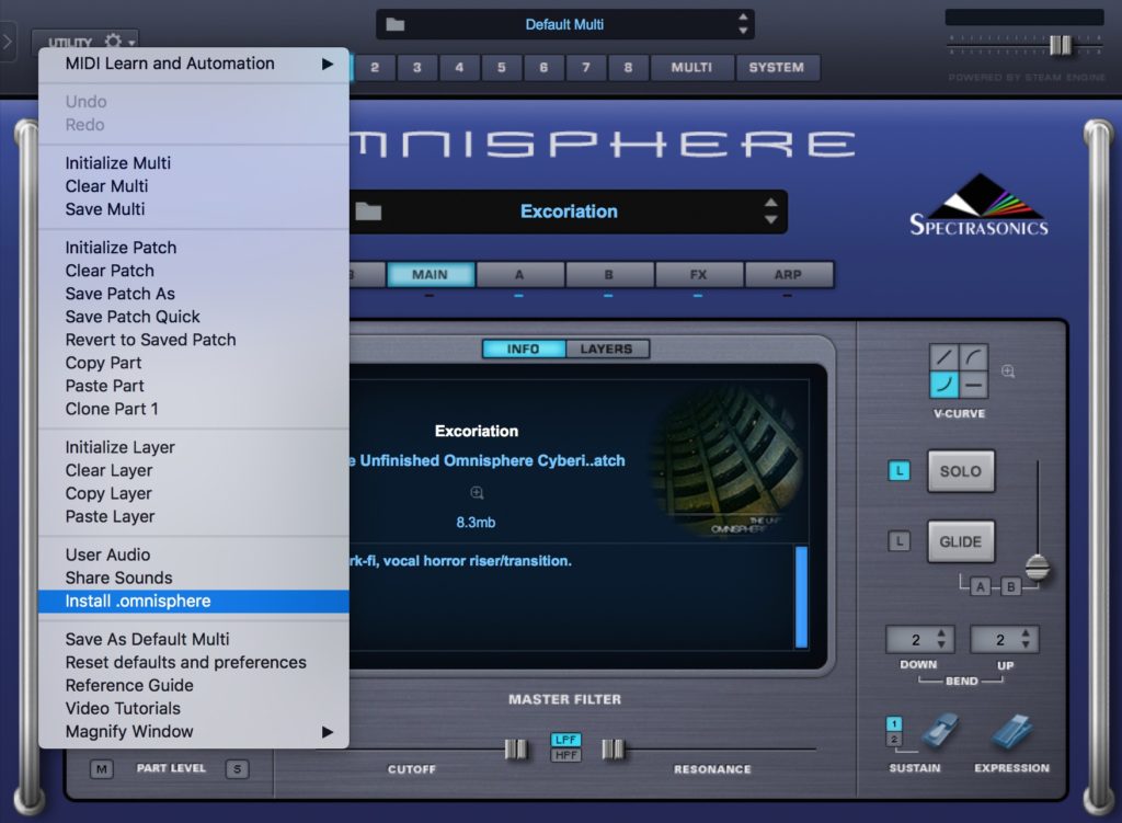 Cyberia (Omnisphere sound set) by The Unfinished Review 34 Omnisphere Cyberia by The Unfinished Review Install in Omni 2