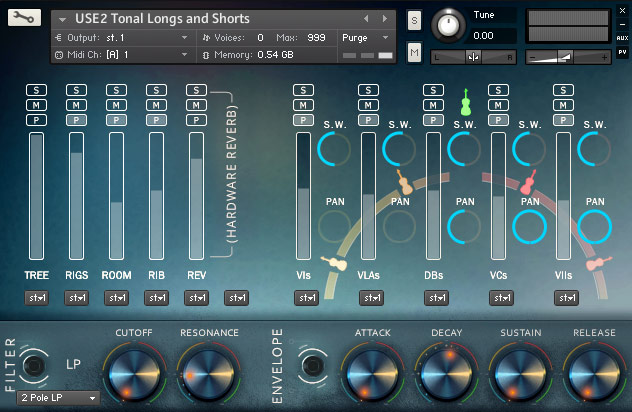 Angel Strings Vol.1 mixer screenshot