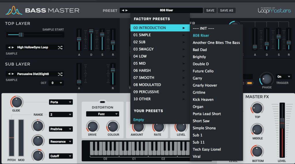 Bass Master Presets