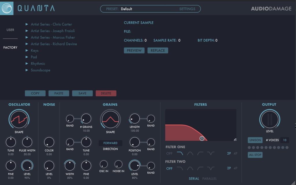 Quanta Granular Synth by Audio Damage 3 Quanta Granular Synth by Audio Damage Presets