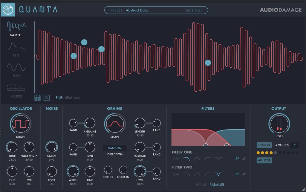 Quanta Granular Synth by Audio Damage 2 Quanta Granular Synth by Audio Damage2