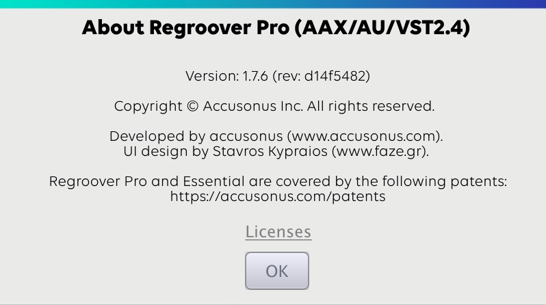 Regroover Pro By Accusonus Review Version used