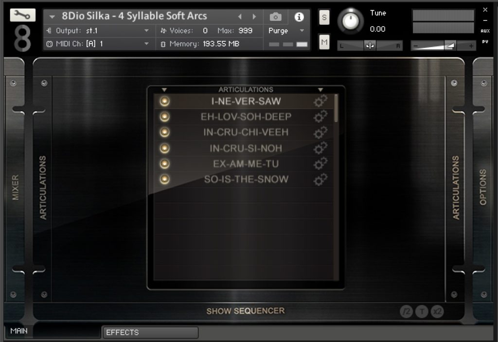 Silka Choir by 8Dio Review Soft Arcs Articulations