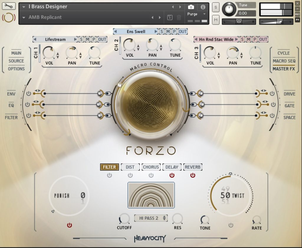 FORZO by Heavyocity Review 5 FORZO by Heavyocity I Brass Designer