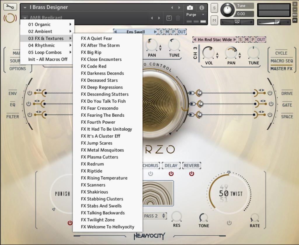 FORZO by Heavyocity Review 6 FORZO by Heavyocity I Brass Designer Presets