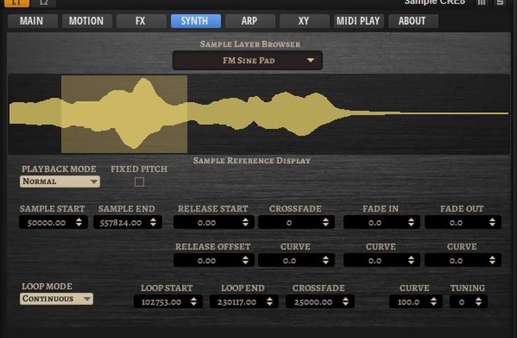 PAD MOTION Cinematic Pads SAMPLE CRE8