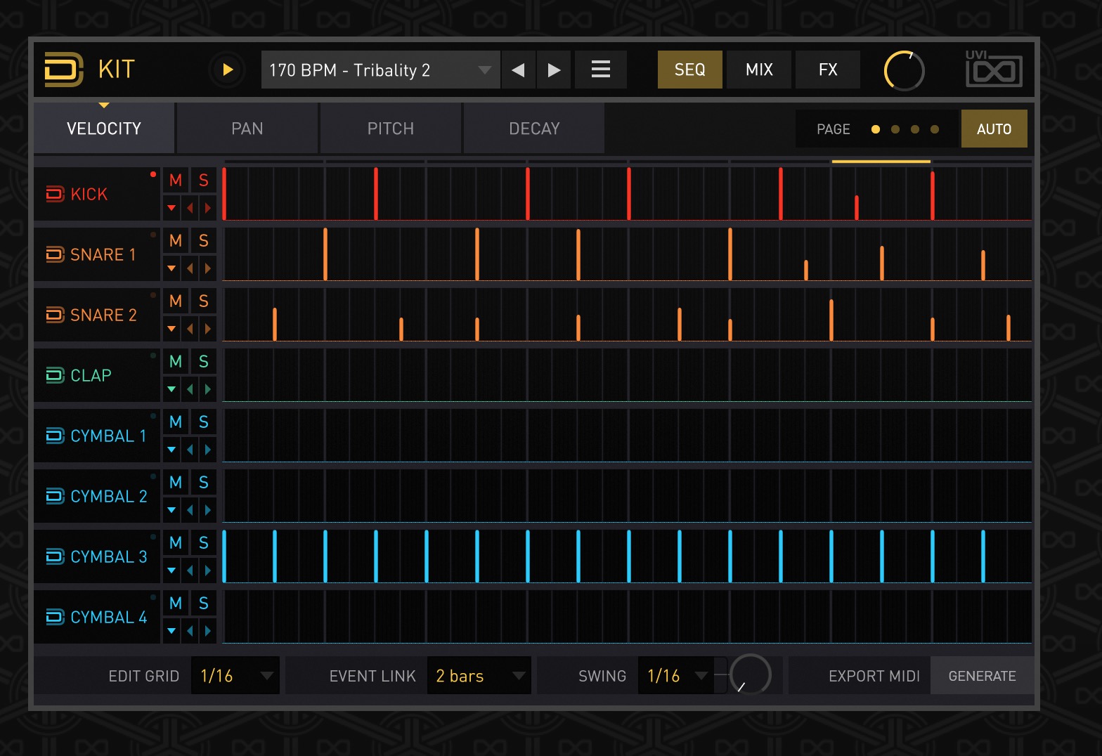 Drum Designer by UVI Review Sequencer
