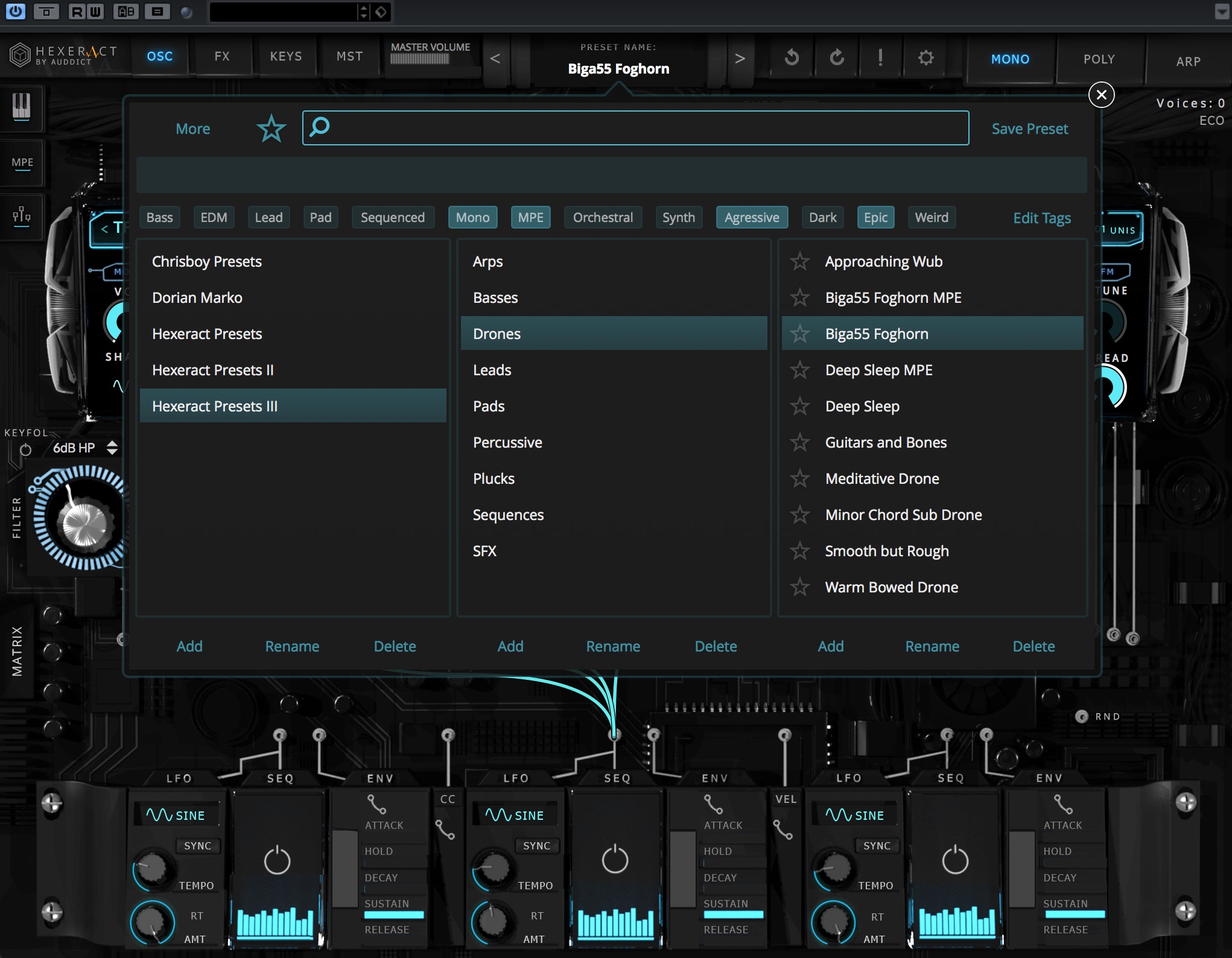 Hexeract v1.1.0 Presets