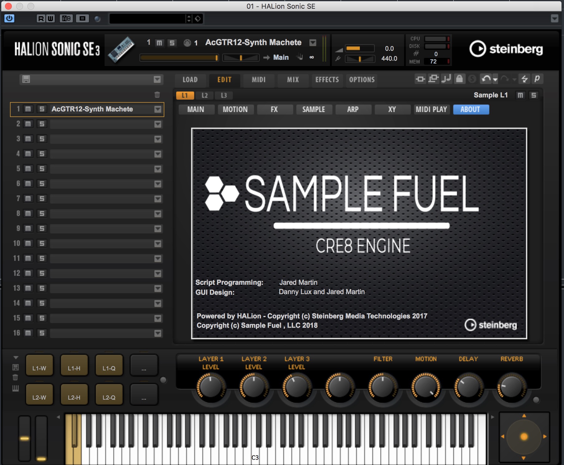 REVOLUTION a Reverse Instrument by Sample Fuel Review CRE8 Engine 1