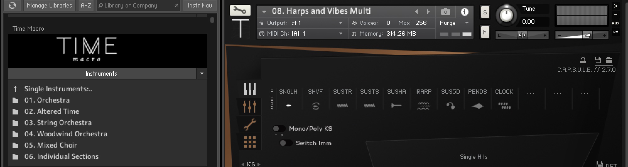 TIME macro by Orchestral Tools Review Single Instruments