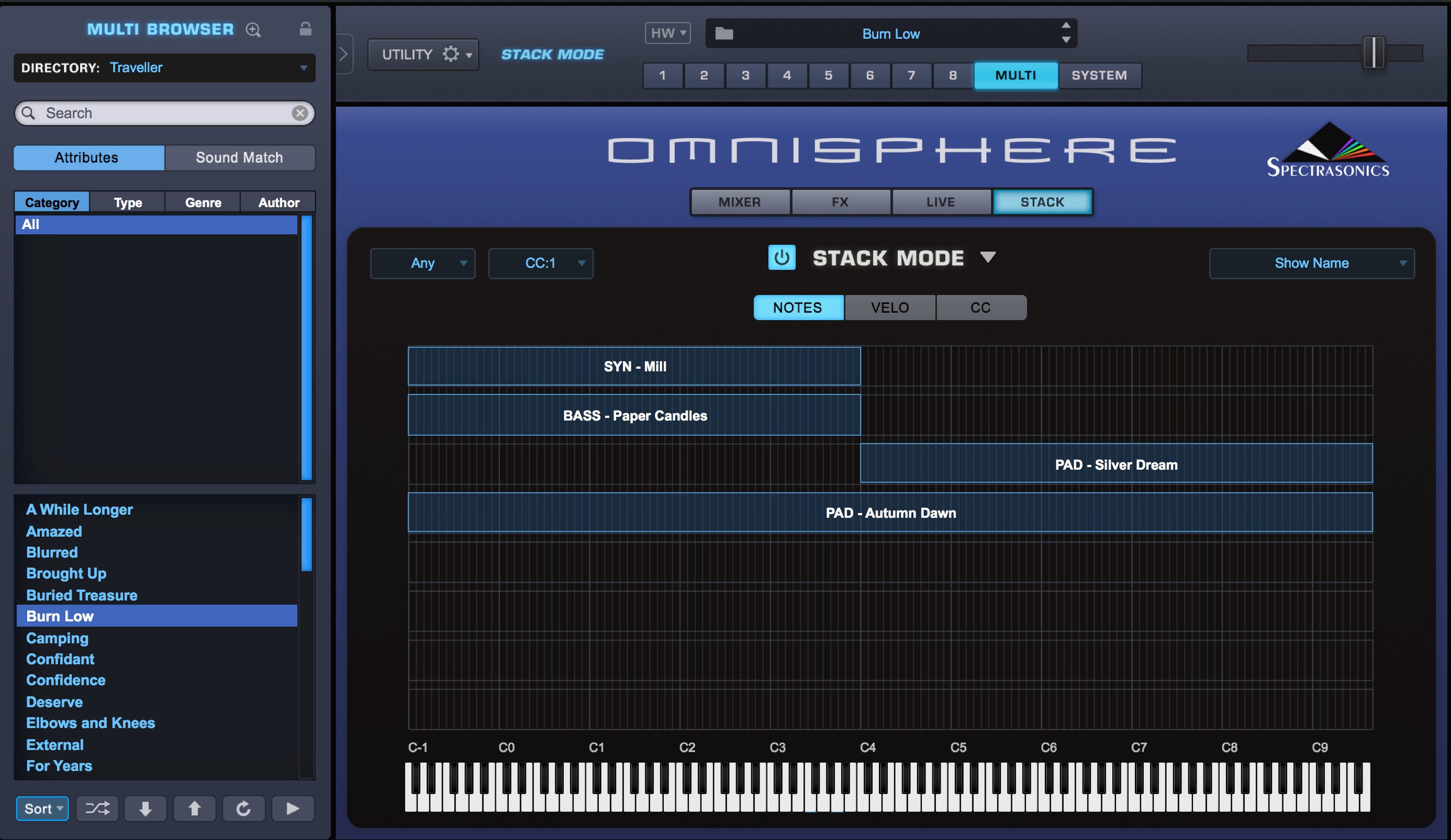 Traveller a Omnisphere 2.5 Multi