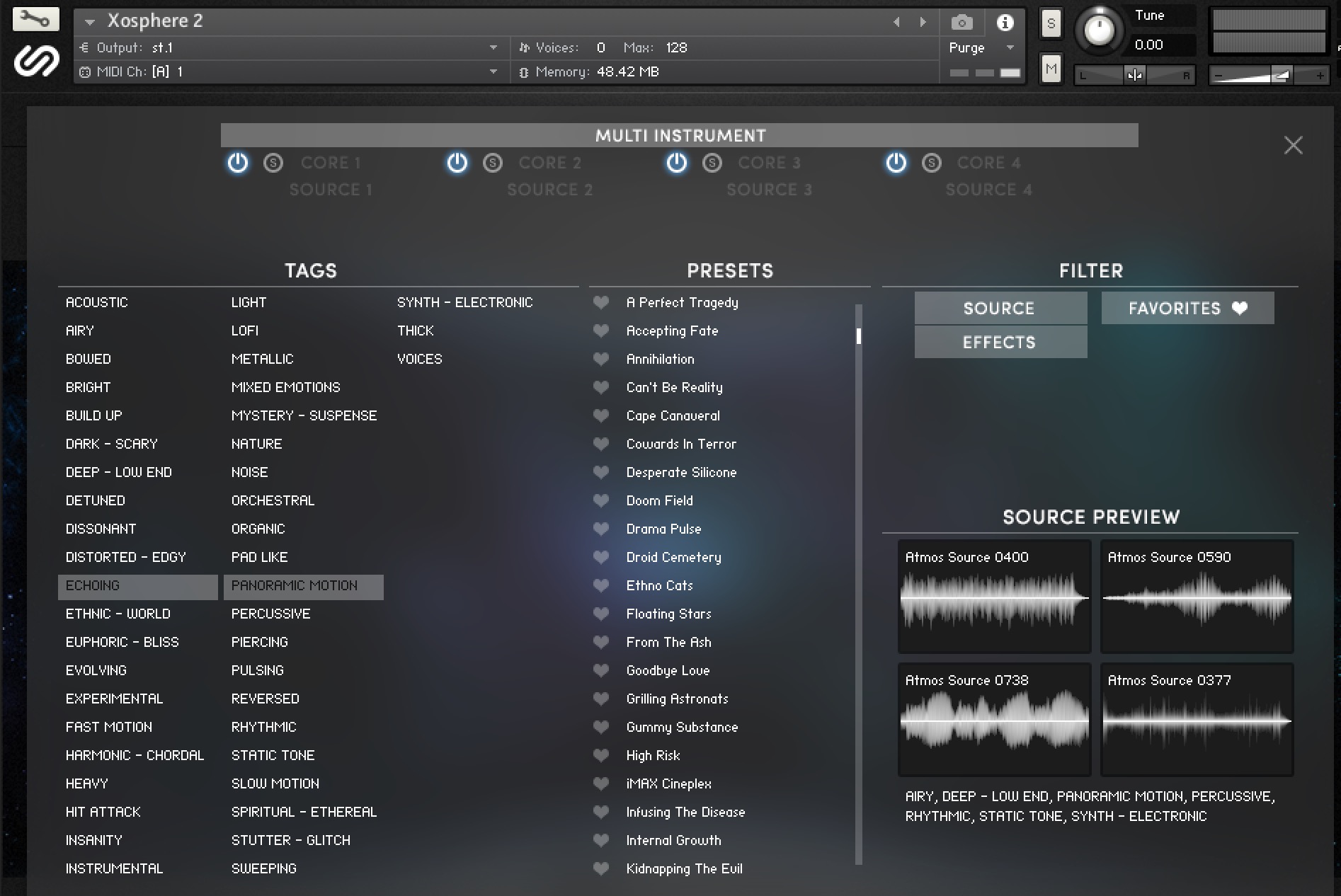 XOSPHERE 2 An Most Creative Atmosphere Engine by Sample Logic Review Browser