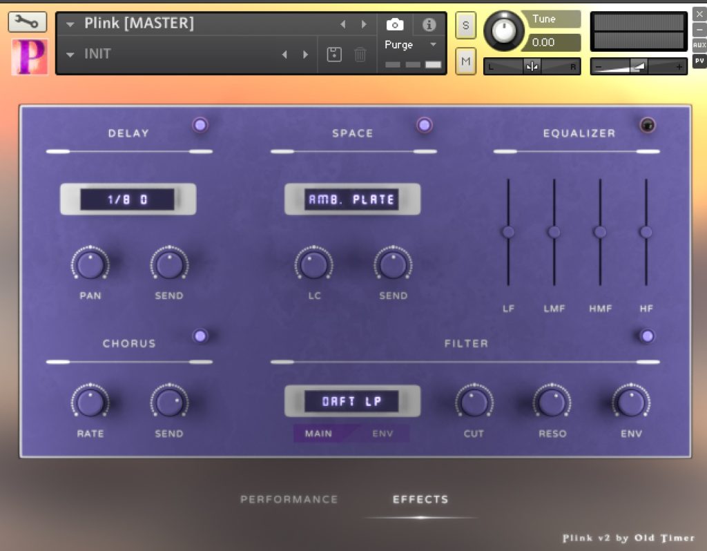 Plink 2 a luxury of plinky sounds colection by Old Timer Review Effects