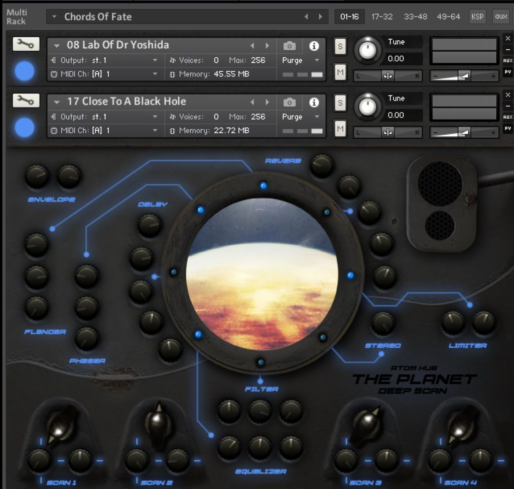The Planet Deep Scan Review - a sci-fi and dark ambient sample library by Atom Hub 4 Chords Of Fate The Planet Deep Scan