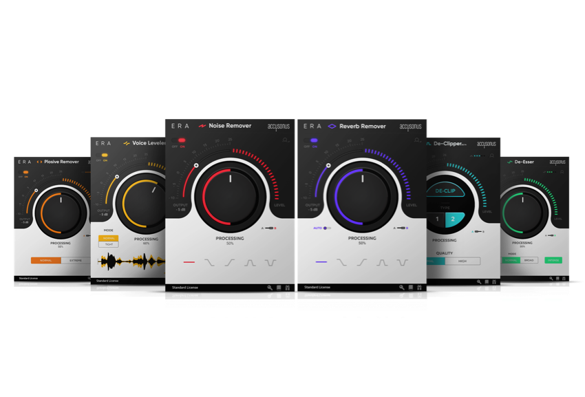 Accusonus announces ERA BUNDLE 3.0 - including the world’s first fully-automatic De-Clipper 4 ERA Bundle Standard Image