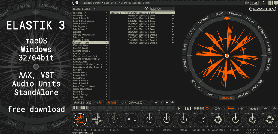 Northern Techno by Ueberschall released 3 Elastik 3 Player banner gif big 2 ueberschall