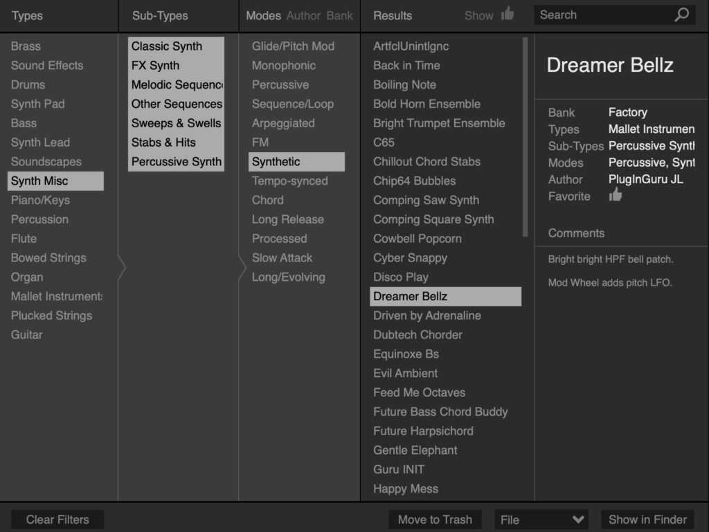 Brainworx bx oberhausen Preset Filter System