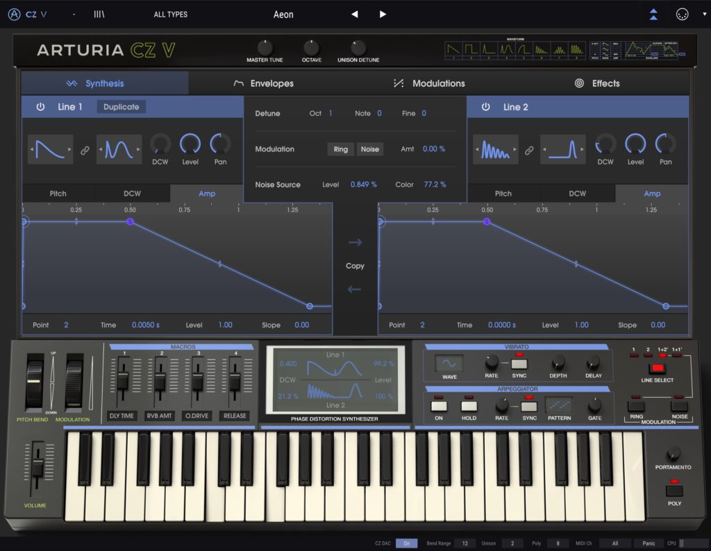 CZ V by Arturia Aeon