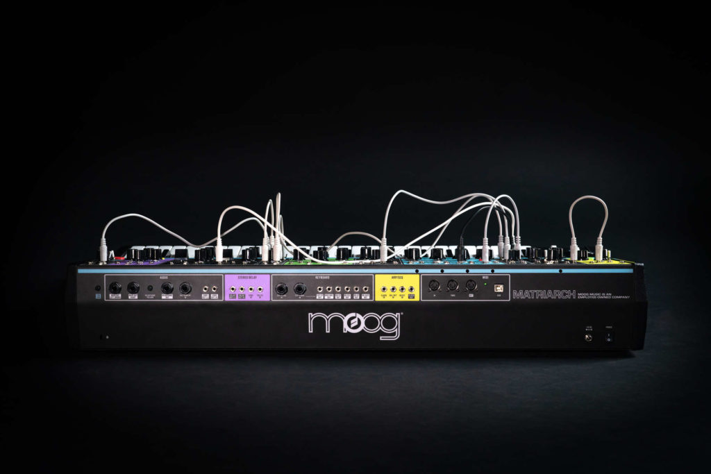 Moog Launching Moog Matriarch 4 Matriarch Black Back Patched 01 Web 0