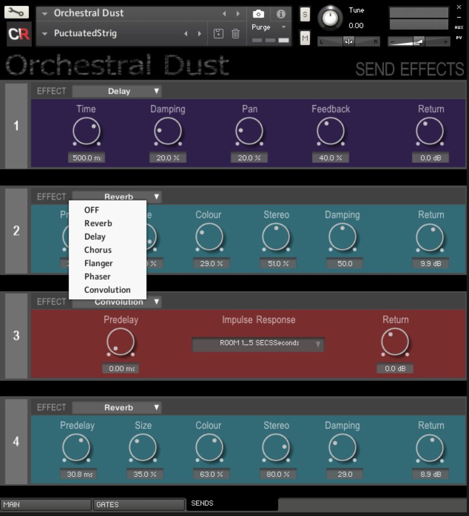 Orchestral Dust by Channel Robot Effect Tab