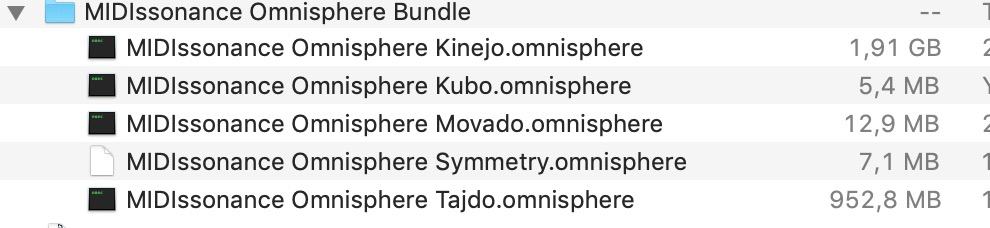 MIDIssonance Omnisphere Bundle Files