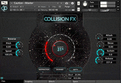 nosideMain Collision FX kontakt audio plugin