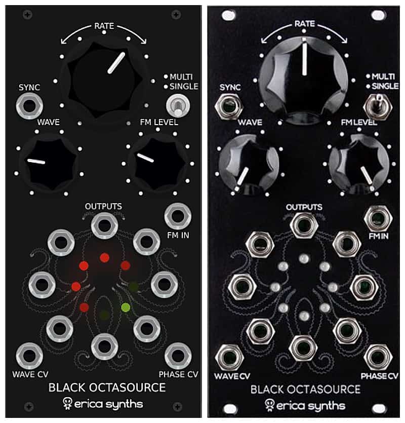Black Octasource Erica Synths Black series VCV Rack