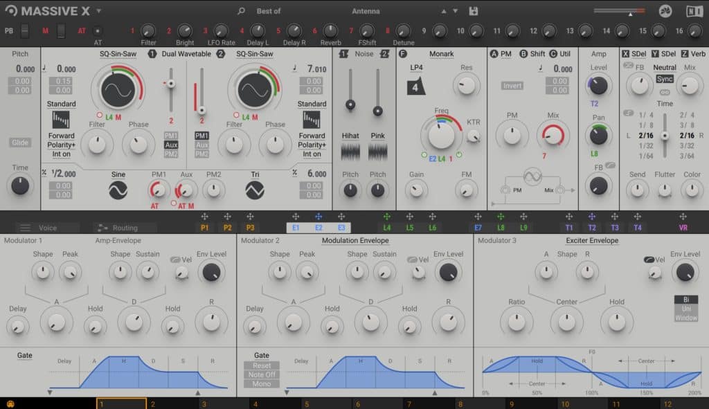 MASSIVE X by Native Instruments UI