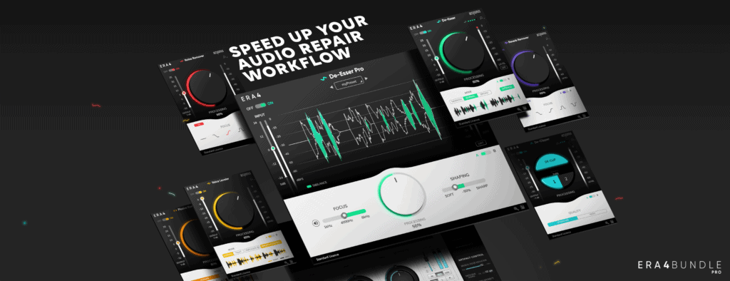 Accusonus ERA 4 - Intelligent Audio Cleaning and Repair for Filmmaker 5 era bundle 4 pro UIs 2