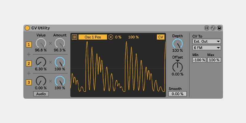 CV Tools in Ableton Live CV Utility