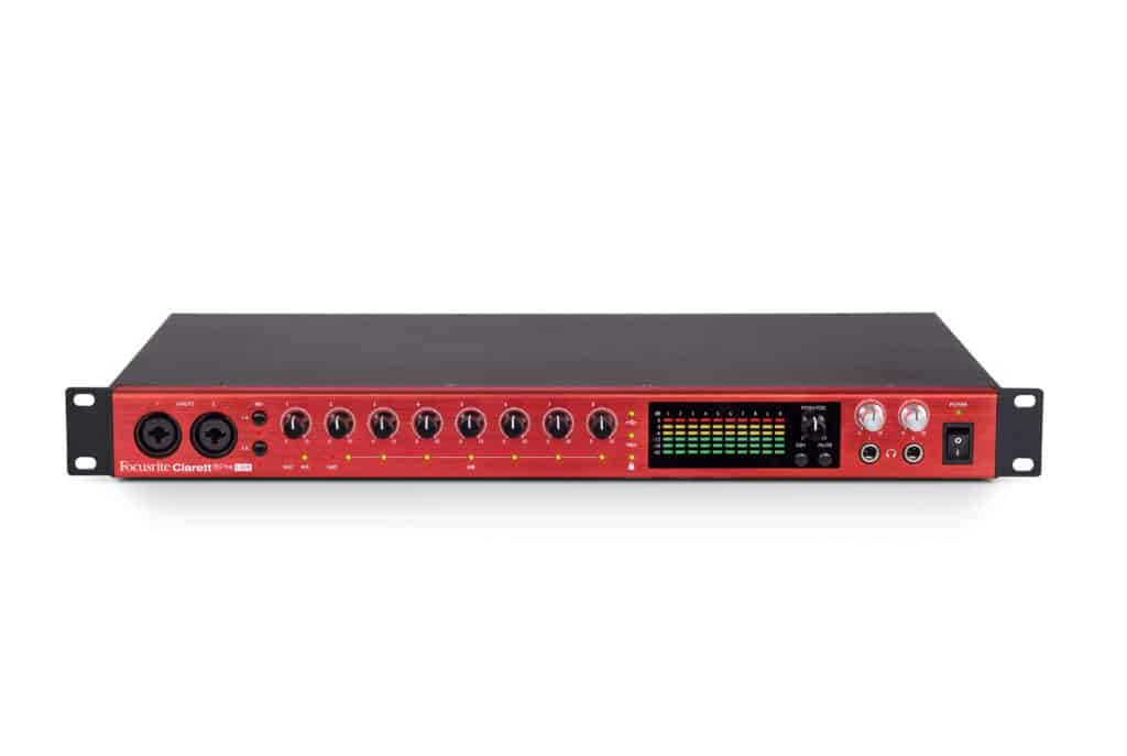 Clarett 8Pre USB by Focusrite - a Studio USB Audio Interface Review 8 Clarett 8Pre USB top