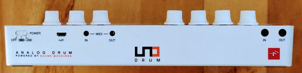 UNO Drum Review by IK Multimedia Back