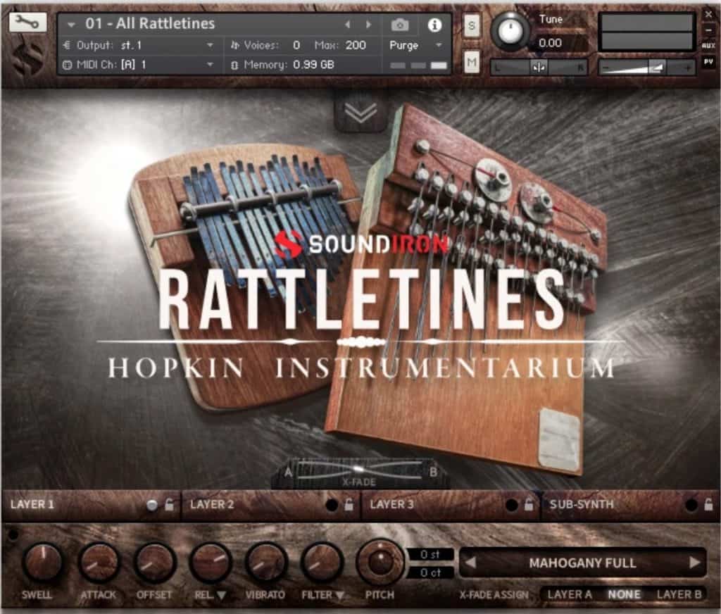 HOPKIN INSTRUMENTARIUM RATTLETINES UI