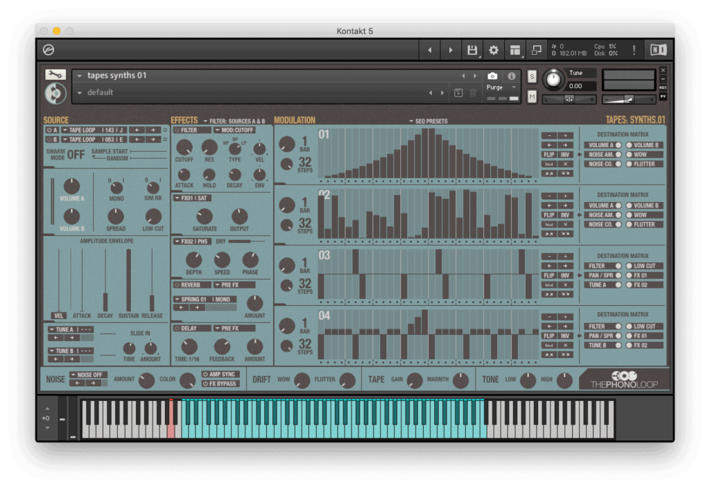 THEPHONOLOOP launches Tapes: Synths.01 3 Tapes Synths.01 The Interface 1