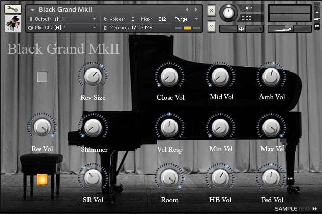 Black Grand MkII Full Version of Kontakt needed.