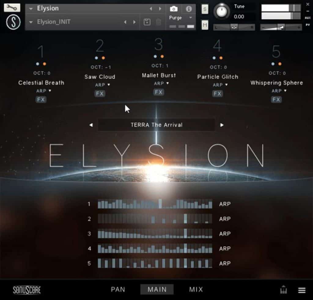 Elysion Main GUI