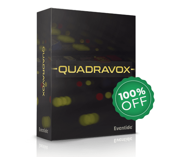 Quadravox by Eventide - FREE for 1 Week! 6 QUADRAVOX BOX SHOT with sticker