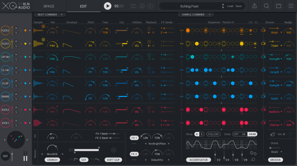 XO Lite by XLN Audio GUI Edit