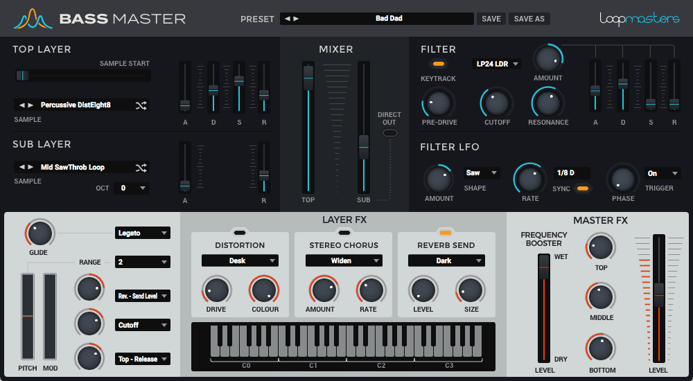 Bass Master UI crop