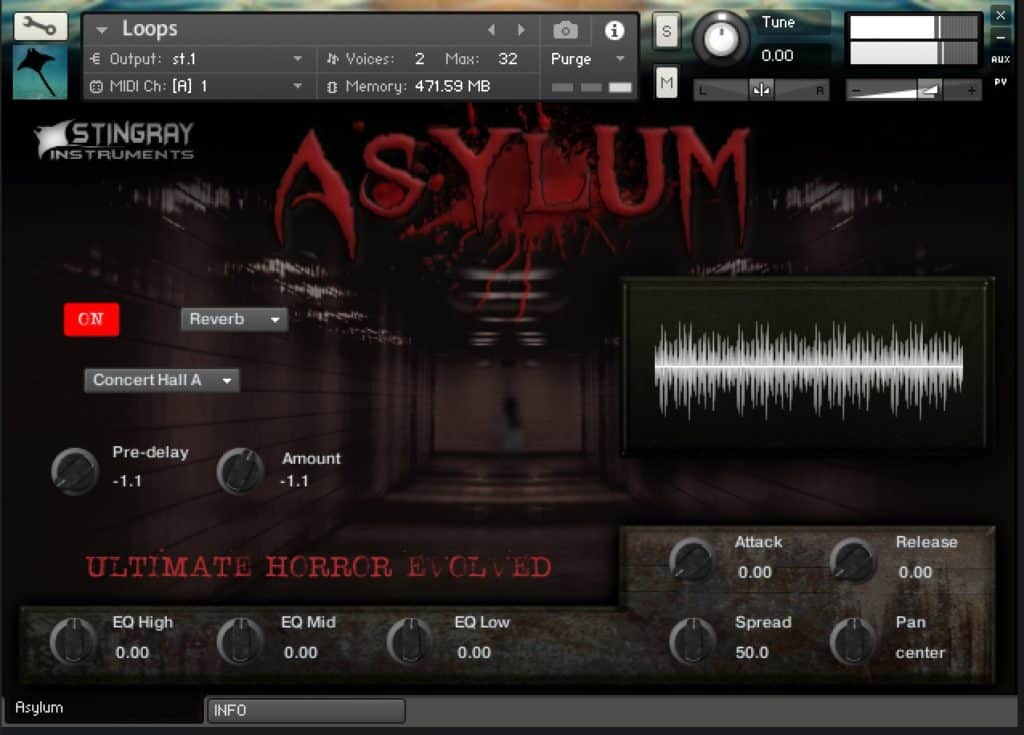 Stingray Instruments Asylum for Kontakt Kontakt 1