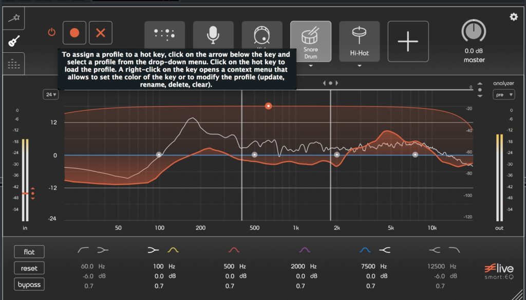 smart EQ Snare